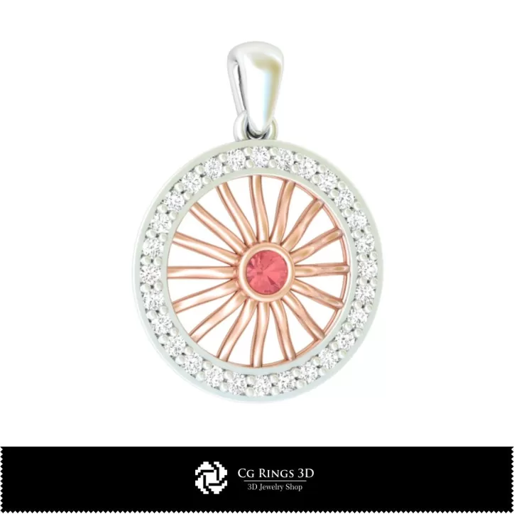 Pendentif 3D-Joallerie 3D CAD