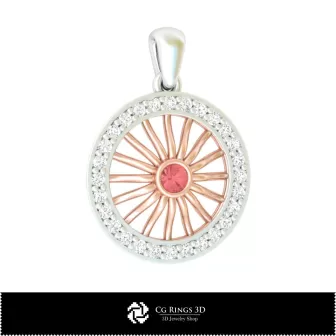 Anhänger 3D-Schmuck 3D-CAD Zuhause, Schmuck 3D-CAD, Anhänger 3D-CAD, 3D-Diamantanhänger