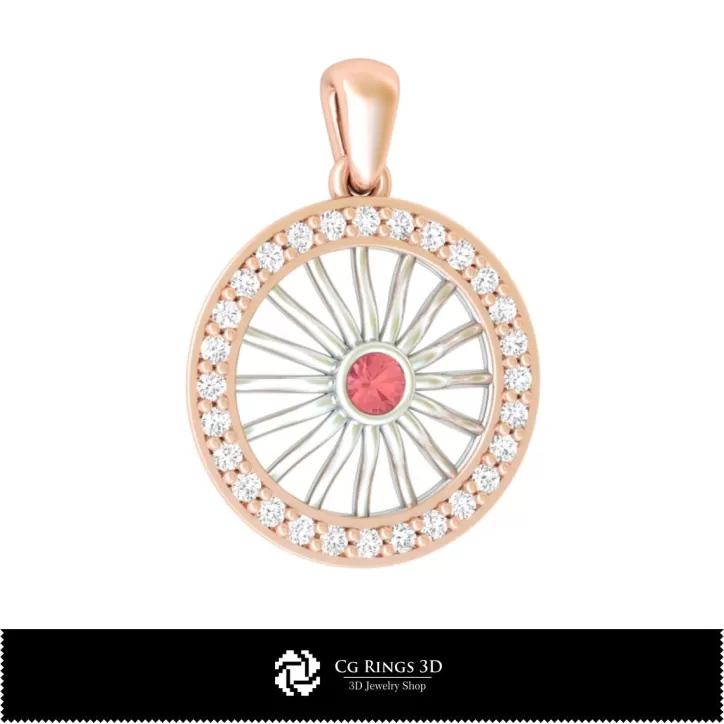 Anhänger 3D-Schmuck 3D-CAD