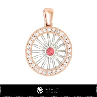 Anhänger 3D-Schmuck 3D-CAD Zuhause, Schmuck 3D-CAD, Anhänger 3D-CAD, 3D-Diamantanhänger