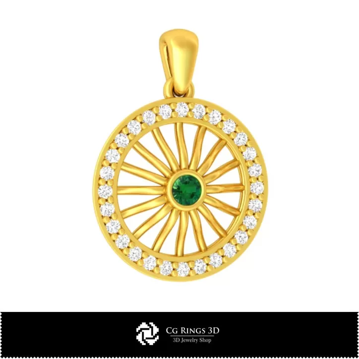Anhänger 3D-Schmuck 3D-CAD