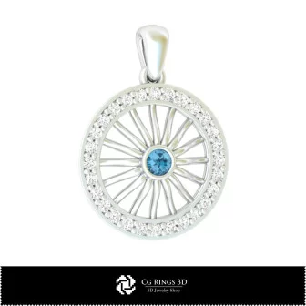 Anhänger 3D-Schmuck 3D-CAD Zuhause, Schmuck 3D-CAD, Anhänger 3D-CAD, 3D-Diamantanhänger