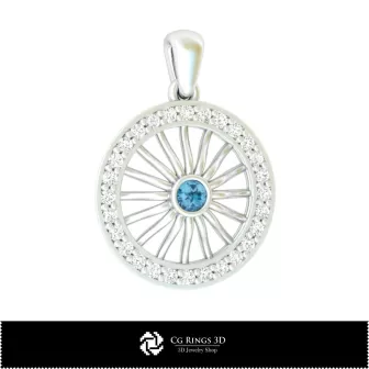 Pendentif bijou 3D - CAO 3D pour la maison, CAO 3D pour bijoux, pendentifs CAO 3D, pendentifs diamant 3D