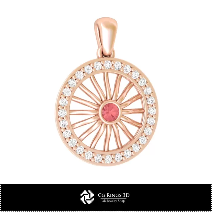 Anhänger 3D-Schmuck 3D-CAD