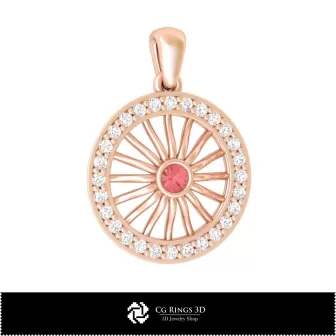 Pendentif bijou 3D - CAO 3D pour la maison, CAO 3D pour bijoux, pendentifs CAO 3D, pendentifs diamant 3D