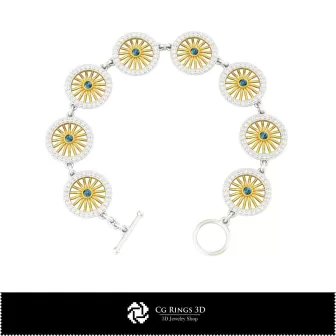 Bijoux-Bracelet DAO 3D Bijoux DAO 3D, Bracelets DAO 3D, Bracelets en diamant 3D, Bracelets 3D