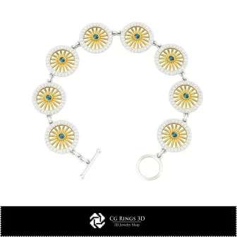 Bijoux-Bracelet DAO 3D Bijoux DAO 3D, Bracelets DAO 3D, Bracelets en diamant 3D, Bracelets 3D