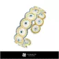Brazalete con diamantes - CAD 3D de joyería