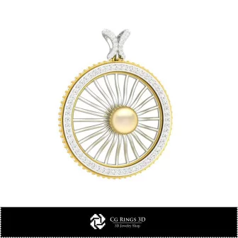 Jewelry-Pendant 3D CAD Jewelry 3D CAD, Pendants 3D CAD , 3D Diamond Pendants, 3D Pearl Pendants