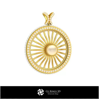 Gioielleria-Pendente CAD 3D CAD Gioielli 3D, Pendente CAD 3D, Pendente Diamante 3D, Pendente Perla 3D
