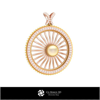 Jewelry-Pendant 3D CAD  Jewelry 3D CAD, Pendants 3D CAD , 3D Diamond Pendants, 3D Pearl Pendants