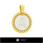 3D Pendant With Letter A