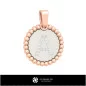 Pendentif 3D avec lettre A