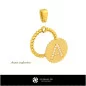 Pendentif 3D avec lettre A