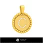 3D Pendant With Letter C