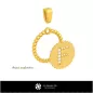 3D Pendant With Letter F 3D Pendant With Letter F