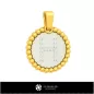 Pendentif 3D avec la lettre H Pendentif 3D avec la lettre H