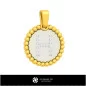 Pendentif 3D avec la lettre H