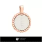 3D Pendant With Letter I