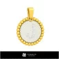 3D Pendant With Letter J