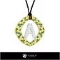 3D Pendant With Letter A