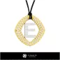 Pendentif 3D CAO avec la lettre E