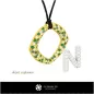 Colgante CAD 3D con la letra N Colgante CAD 3D con la letra N