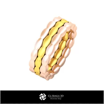 3D CAD 婚戒 设计、珠宝 3D CAD、戒指 3D CAD、结婚对戒 3D、永恒戒 3D