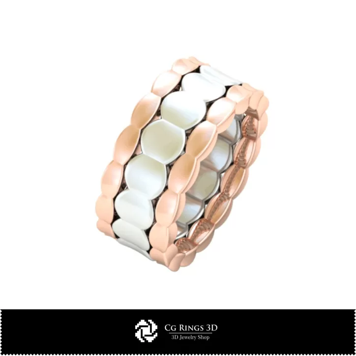 Bague de mariage - Bijoux CAO 3D