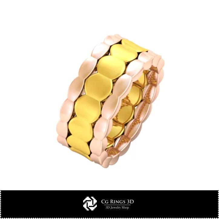 Bague de mariage - Bijoux CAO 3D