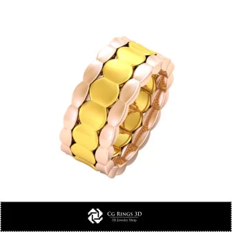 Anillo de boda CAD 3D, Joyería CAD 3D, Anillos CAD 3D, Alianzas de boda 3D, Aros eternos 3D