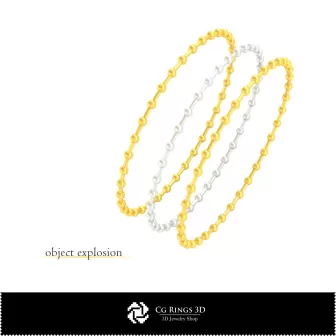 Pulsera CAD 3D, CAD 3D de joyería, CAD 3D de pulseras, Pulseras 3D, Brazalete 3D