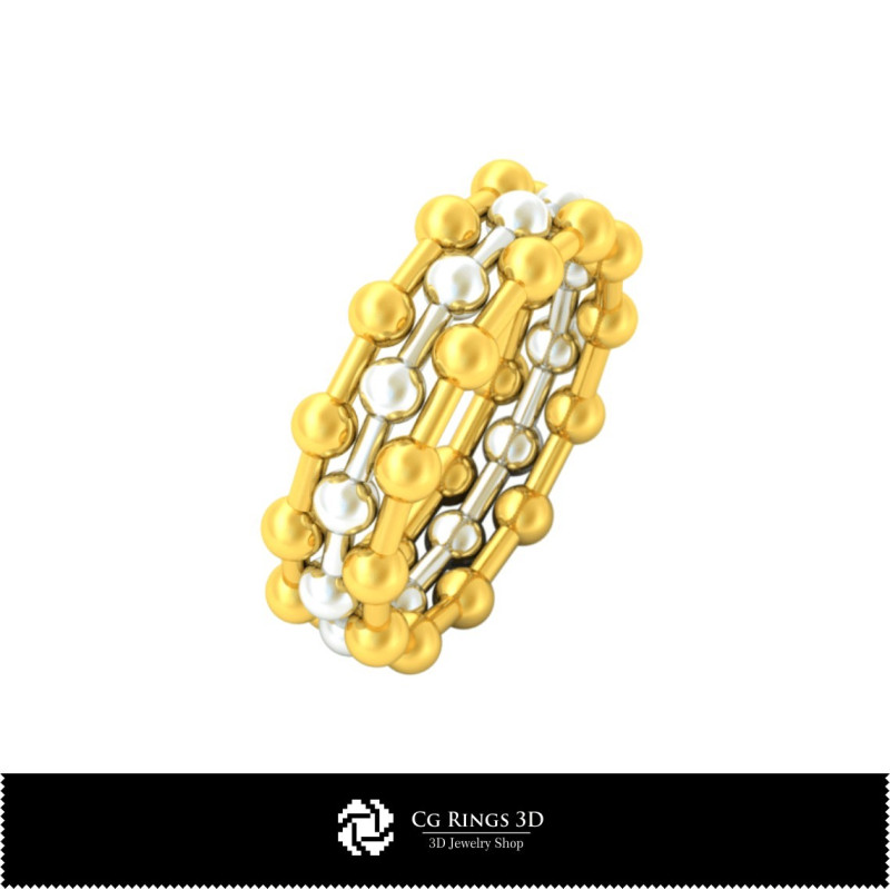 Eternity Band Ring - Jewelry 3D CAD