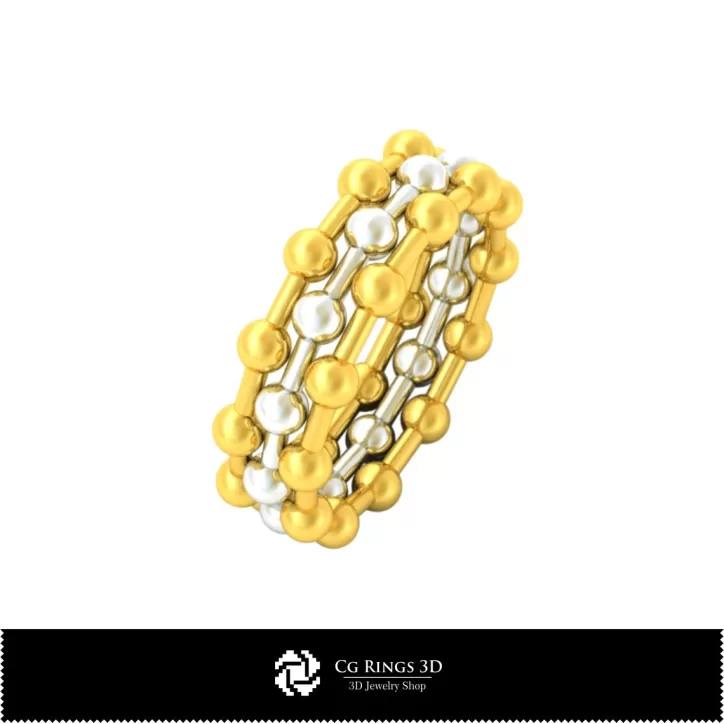 Anillo Eternity - Joyería CAD 3D
