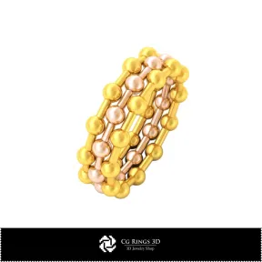 Eternity Band Ring - Jewelry 3D CAD