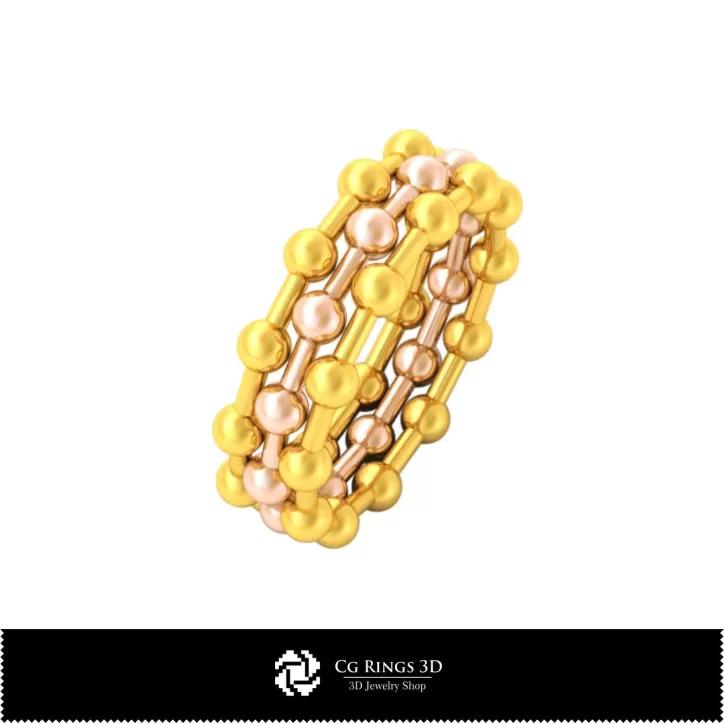 Anillo Eternity - Joyería CAD 3D