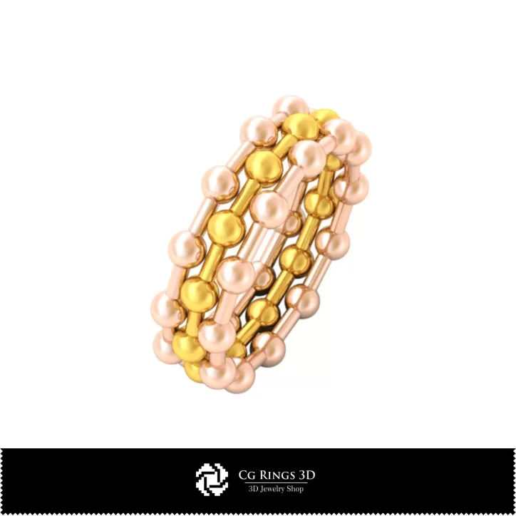 Anillo Eternity - Joyería CAD 3D