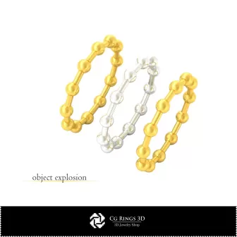 3D-CAD Ewigkeitsring Zuhause, Schmuck 3D-CAD, Ringe 3D-CAD, Ewigkeitsringe 3D