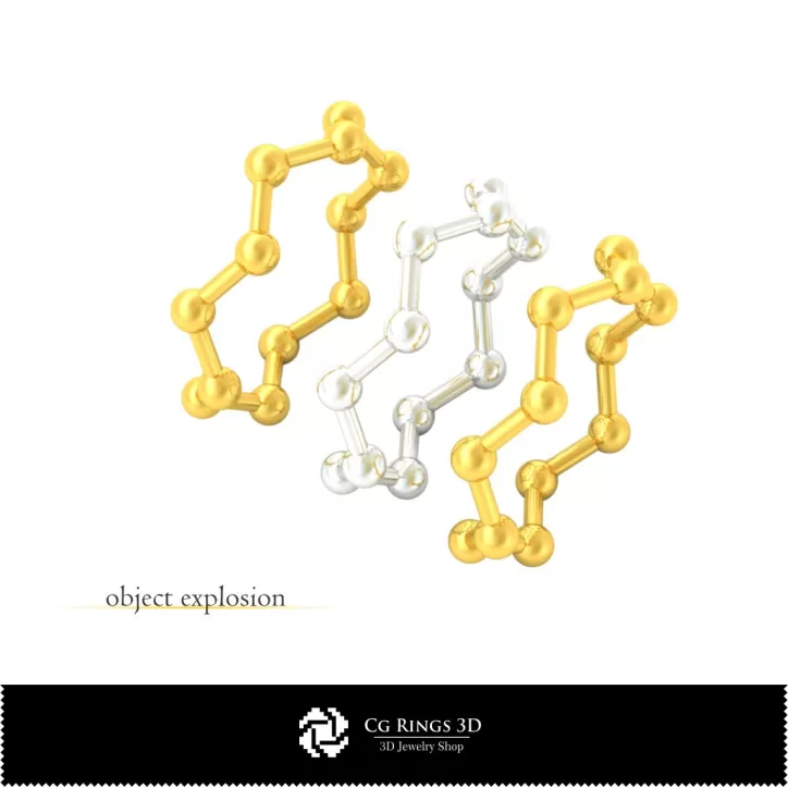 Eternity-Band Ring - Schmuck 3D-CAD