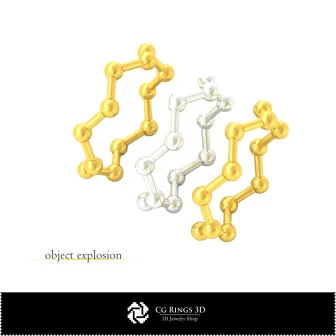 Anello Eternity Band in CAD 3D Home, Gioielleria CAD 3D, Anelli CAD 3D, Eternity Bands CAD 3D