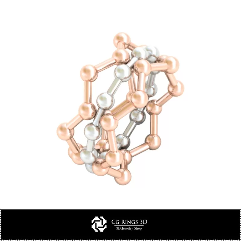 Anillo Eternity - Joyería CAD 3D Anillo Eternity - Joyería CAD 3D