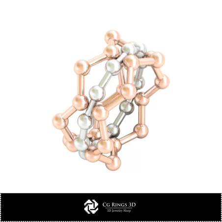 Anillo Eternity - Joyería CAD 3D