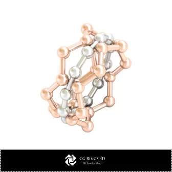 3D-CAD-Ewigkeitsband-Ring Zuhause, Schmuck 3D CAD, Ringe 3D CAD, Ewigkeitsringe 3D