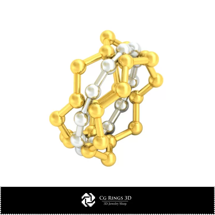 Anello Eternity Band - Gioielli 3D CAD