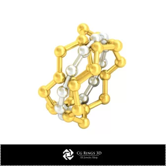 Anillo de banda eterna CAD 3D para el hogar, Joyería CAD 3D, Anillos CAD 3D, Bandas eternas CAD 3D