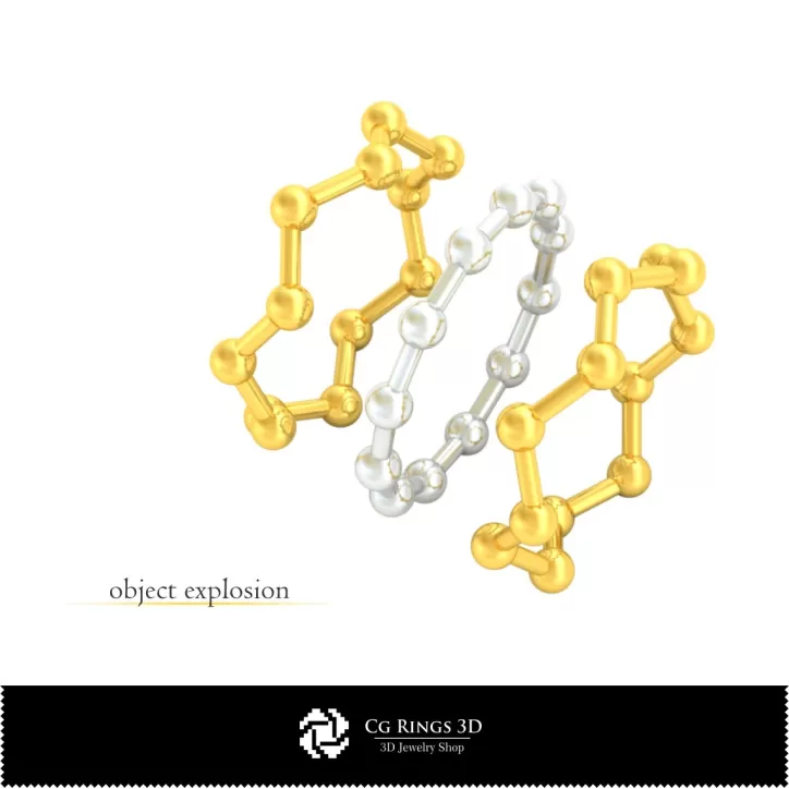 Anello Eternity Band - Gioielli 3D CAD
