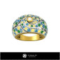 Gemstone Ring - Jewelry 3D CAD