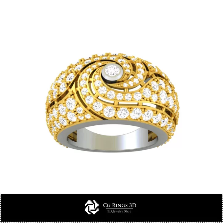 Gemstone Ring - Jewelry 3D CAD