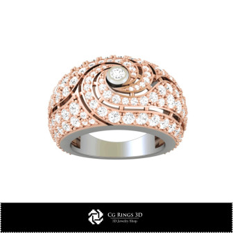 3D CAD Gemstone Rings Home, Precious Gemstone Rings 3D,  Jewelry 3D CAD, Rings 3D CAD , Fashion Rings 3D, Cocktail Rings 3D