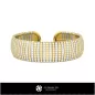 Bracelet with Diamonds - Jewelry 3D CAD